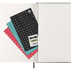 Kalender 12M Weekly Notebook 2027 Hardcover Large Black