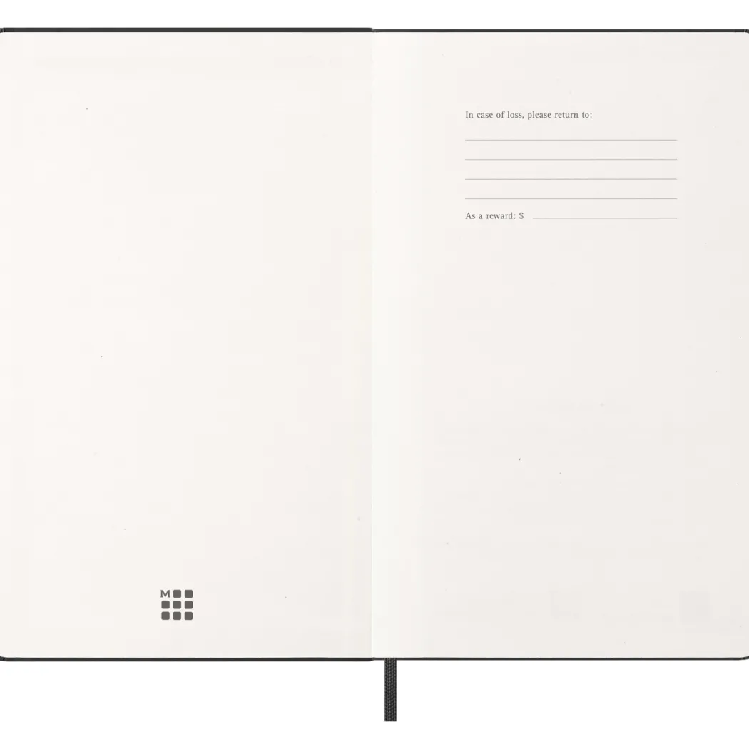 Kalender 12M Weekly Notebook 2027 Hardcover Large Black