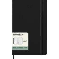 Kalender 12M Weekly Notebook 2027 Hardcover Large Black