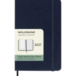 Kalender 12M Weekly Notebook 2027 Hardcover Pocket Sapphire Blue