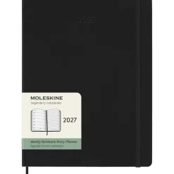 Kalender 12M Weekly Notebook 2027 Hardcover XL Black