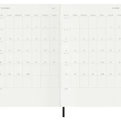 Kalender 12M Weekly Notebook 2027 Softcover Large Black
