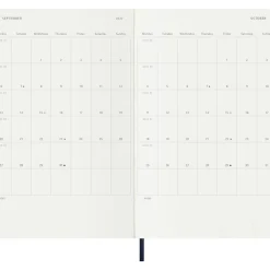 Kalender 12M Weekly Notebook 2027 Softcover Large Sapphire Blue