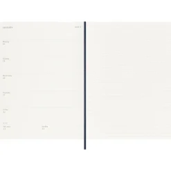 Kalender 12M Weekly Notebook 2027 Softcover XL Sapphire Blue