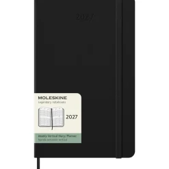 Kalender 12M Weekly Vertical 2027 Hardcover Large Black
