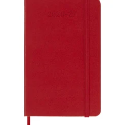 Kalender 18M WeekNote Hard Cover Pocket Red