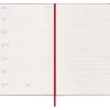 Kalender 18M WeekNote Hard Cover Large Red