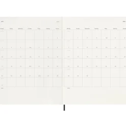 Kalender 18M WeekNote Soft Cover XL Black