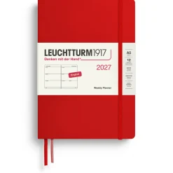 Kalender Weekly Planner 2027 A5 Cherry