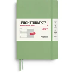 Kalender Weekly Planner & Notebook 2027 A5 Sage
