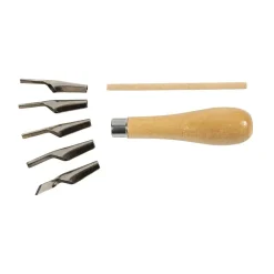 Knivset till linoleumtryck 5-pack