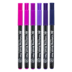 Koi Coloring Brush Pen 6-set Galaxy