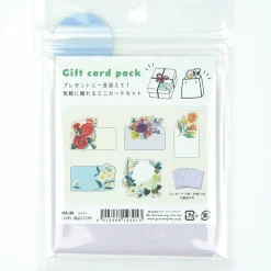 Kort och kuvert 5-pack Blommor