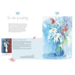 Loose and Lively Flowers in Watercolour, Inks & Mixed Media