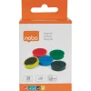 Magneter 38 mm Extra-strong 10-pack Färgmix