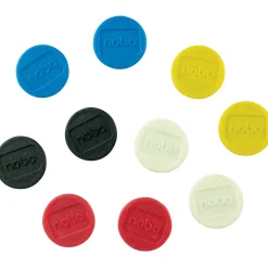 Magneter 13 mm 10-pack Färgmix
