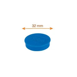 Magneter 32 mm 10-pack Färgmix