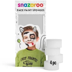Makeupsvamp till ansiktsfärg 4-pack