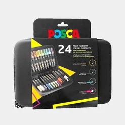 Marker 24-set Rubbercase