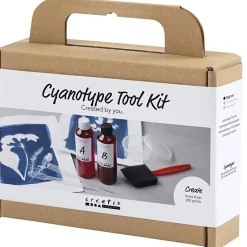 Mini DIY-kit Cyanotype Skapa egna cyanotypi-tryck