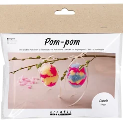 Mini DIY-kit Pompom-ägg