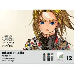 Mixed Media Graphic Art Manga 12-set
