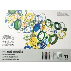 Mixed Media Illustration 11-set