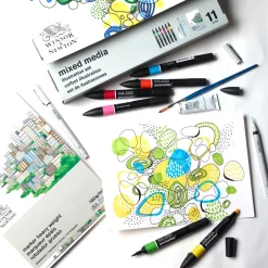 Mixed Media Illustration 11-set
