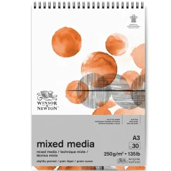 Mixed Media Spiralblock A3 250g