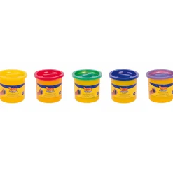 Mjuk leklera 5x110g Basfärger (2 år+)