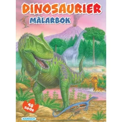 Målarbok Dinosaurier