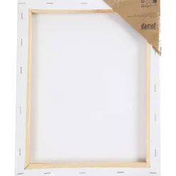 Målarduk med tryck 24x30cm 360g Vallmo