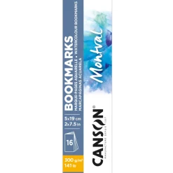 Montval Watercolour Bookmarks 16-pack