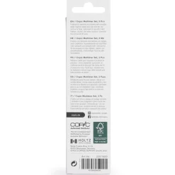 Multiliner Classic 3-set Black Medium