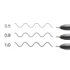 Multiliner Classic 3-set Black Broad
