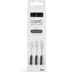 Multiliner Classic 3-set Black Broad