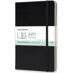 Music Notebook ART collection Large Black
