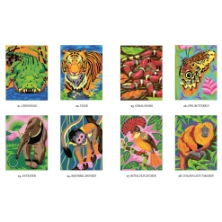 Mystery Coloring Wild Animals