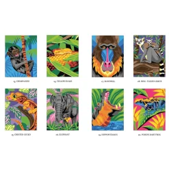 Mystery Coloring Wild Animals