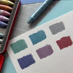 Neocolor I Pastellkritor Metallic 10-set