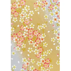 Notebook Goshuincho Gold Flower