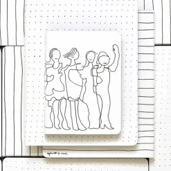Notebook Graphic S - Friends by Myriam Beltz