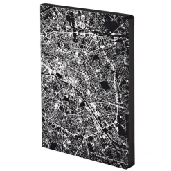 Notebook Graphic Traveller - Nightflight Paris Silver