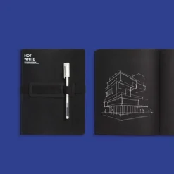 Notebook Not White L Light - Black