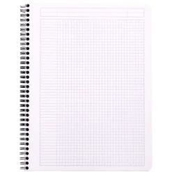 Notebook Spiral Vit A4 Rutat