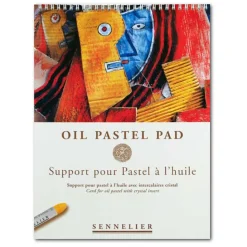 Oljepastellblock 340g 24x32cm 12 ark