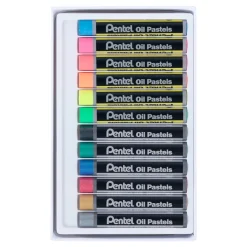 Oljepastell Fluo & Metallic 12-set