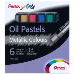 Oljepastell Metallic 6-set