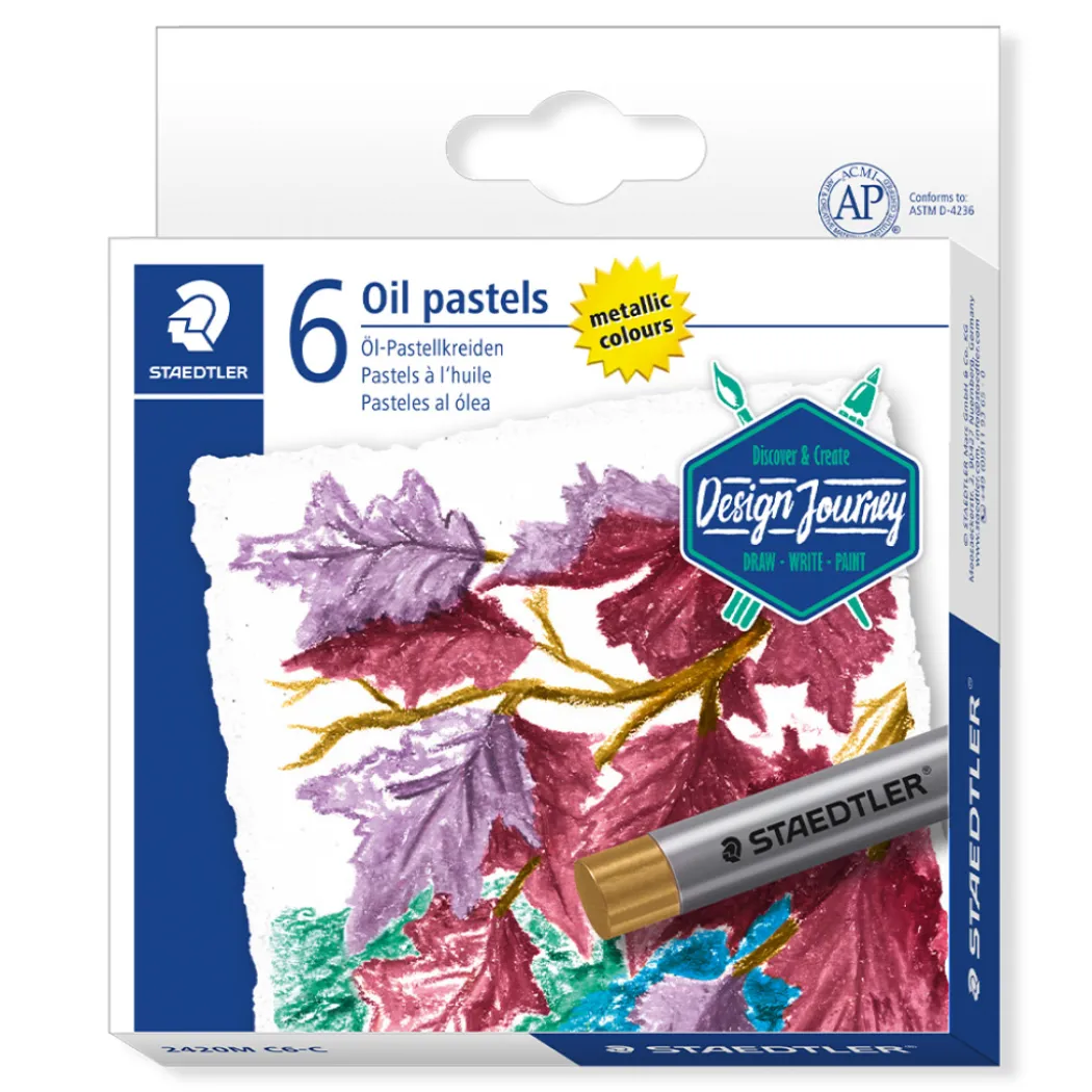 Oljepastell Metallic 6-set