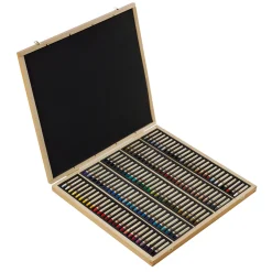 Oljepastell 5ml 120-set Träskrin